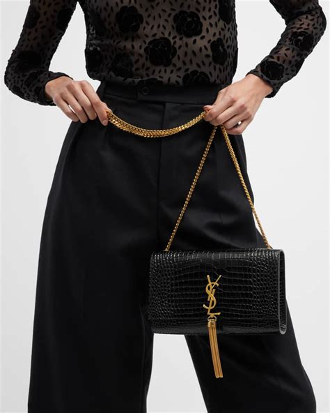 ysl croc tassel|Saint Laurent Kate Medium Tassel YSL Crossbody .